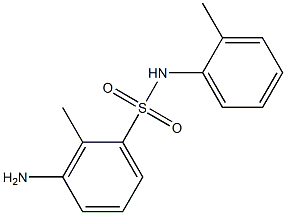 3-amino-2-methyl-N-(2-methylphenyl)benzene-1-sulfonamide Struktur