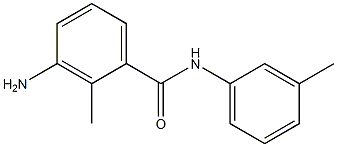 3-amino-2-methyl-N-(3-methylphenyl)benzamide Struktur