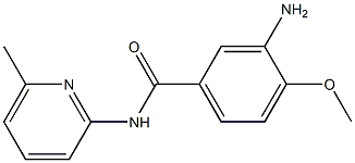 3-amino-4-methoxy-N-(6-methylpyridin-2-yl)benzamide Struktur