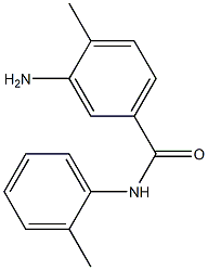 3-amino-4-methyl-N-(2-methylphenyl)benzamide Struktur