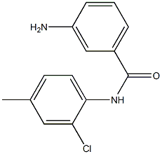 3-amino-N-(2-chloro-4-methylphenyl)benzamide Struktur