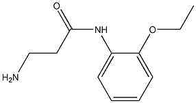 3-amino-N-(2-ethoxyphenyl)propanamide Struktur