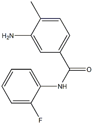 3-amino-N-(2-fluorophenyl)-4-methylbenzamide Struktur