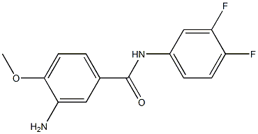 3-amino-N-(3,4-difluorophenyl)-4-methoxybenzamide Struktur