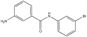 3-amino-N-(3-bromophenyl)benzamide Struktur