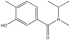 3-hydroxy-N,4-dimethyl-N-(propan-2-yl)benzamide Struktur