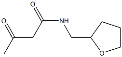 3-oxo-N-(oxolan-2-ylmethyl)butanamide Struktur