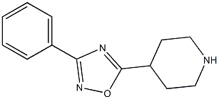 3-phenyl-5-(piperidin-4-yl)-1,2,4-oxadiazole Struktur