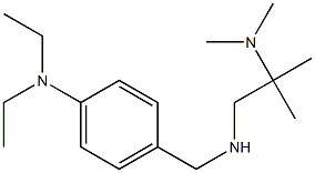 4-({[2-(dimethylamino)-2-methylpropyl]amino}methyl)-N,N-diethylaniline Struktur