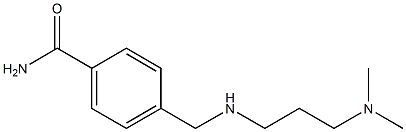 4-({[3-(dimethylamino)propyl]amino}methyl)benzamide Struktur