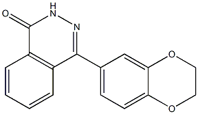 4-(2,3-dihydro-1,4-benzodioxin-6-yl)-1,2-dihydrophthalazin-1-one Struktur