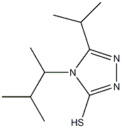 4-(3-methylbutan-2-yl)-5-(propan-2-yl)-4H-1,2,4-triazole-3-thiol Struktur