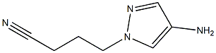 4-(4-amino-1H-pyrazol-1-yl)butanenitrile Struktur