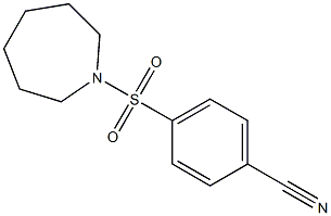 4-(azepan-1-ylsulfonyl)benzonitrile Struktur