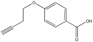 4-(but-3-ynyloxy)benzoic acid Struktur