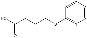 4-(pyridin-2-ylsulfanyl)butanoic acid Struktur