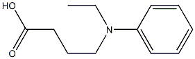 4-[ethyl(phenyl)amino]butanoic acid Struktur