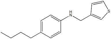 4-butyl-N-(thiophen-3-ylmethyl)aniline Struktur