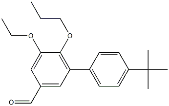 4'-tert-Butyl-5-ethoxy-6-propoxy-biphenyl-3-carbaldehyde Struktur