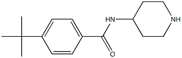 4-tert-butyl-N-piperidin-4-ylbenzamide Struktur