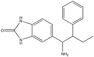 5-(1-amino-2-phenylbutyl)-2,3-dihydro-1H-1,3-benzodiazol-2-one Struktur