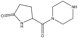 5-(piperazin-1-ylcarbonyl)pyrrolidin-2-one Struktur