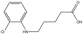 5-[(2-chlorophenyl)amino]pentanoic acid Struktur