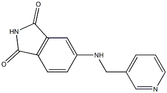 5-[(pyridin-3-ylmethyl)amino]-2,3-dihydro-1H-isoindole-1,3-dione Struktur