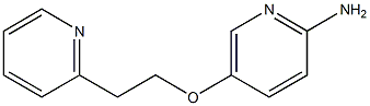 5-[2-(pyridin-2-yl)ethoxy]pyridin-2-amine Struktur