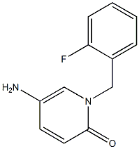 5-amino-1-[(2-fluorophenyl)methyl]-1,2-dihydropyridin-2-one Struktur