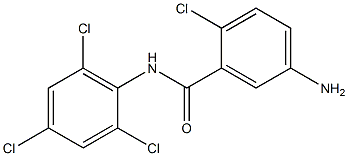 5-amino-2-chloro-N-(2,4,6-trichlorophenyl)benzamide Struktur