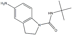 5-amino-N-tert-butyl-2,3-dihydro-1H-indole-1-carboxamide Struktur