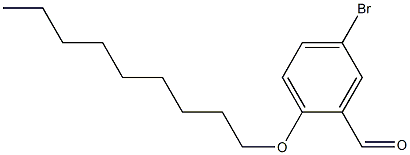 5-bromo-2-(nonyloxy)benzaldehyde Struktur