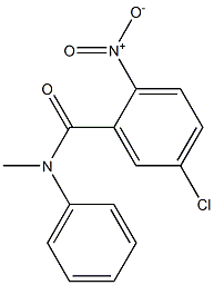 5-chloro-N-methyl-2-nitro-N-phenylbenzamide Struktur