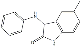 5-methyl-3-(phenylamino)-2,3-dihydro-1H-indol-2-one Struktur