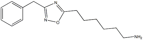 6-(3-benzyl-1,2,4-oxadiazol-5-yl)hexan-1-amine Struktur