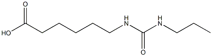 6-[(propylcarbamoyl)amino]hexanoic acid Struktur