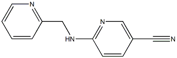 6-[(pyridin-2-ylmethyl)amino]nicotinonitrile Struktur