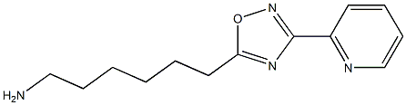 6-[3-(pyridin-2-yl)-1,2,4-oxadiazol-5-yl]hexan-1-amine Struktur