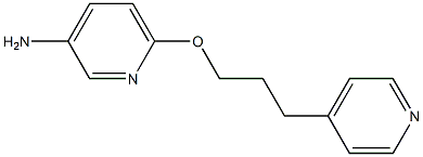 6-[3-(pyridin-4-yl)propoxy]pyridin-3-amine Struktur