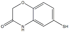 6-sulfanyl-3,4-dihydro-2H-1,4-benzoxazin-3-one Struktur