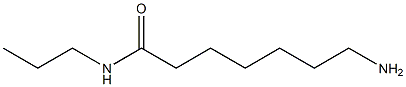 7-amino-N-propylheptanamide Struktur