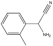 amino(2-methylphenyl)acetonitrile Struktur