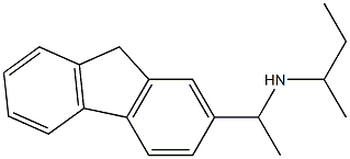 butan-2-yl[1-(9H-fluoren-2-yl)ethyl]amine Struktur