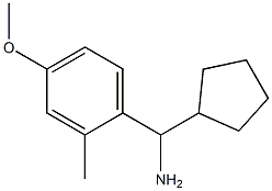 cyclopentyl(4-methoxy-2-methylphenyl)methanamine Struktur