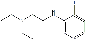 diethyl({2-[(2-iodophenyl)amino]ethyl})amine Struktur