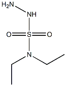 diethyl(hydrazinesulfonyl)amine Struktur