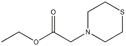 ethyl 2-(thiomorpholin-4-yl)acetate Struktur