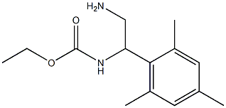 ethyl 2-amino-1-mesitylethylcarbamate Struktur