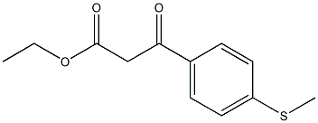 ethyl 3-[4-(methylsulfanyl)phenyl]-3-oxopropanoate Struktur